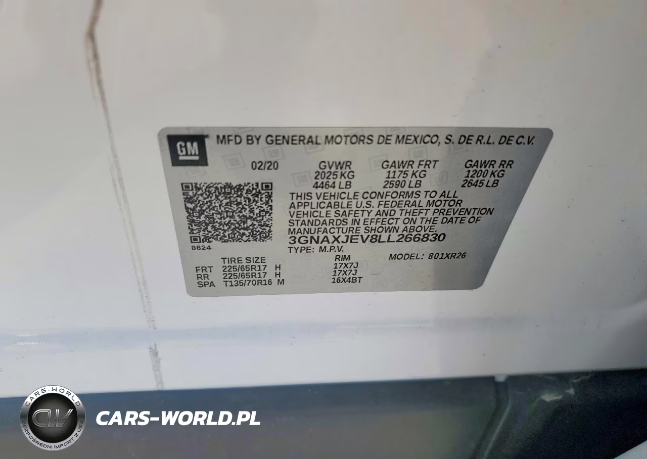 2020 Chevrolet Equinox Lt VIN:3GNAXJEV8LL266830 - 12