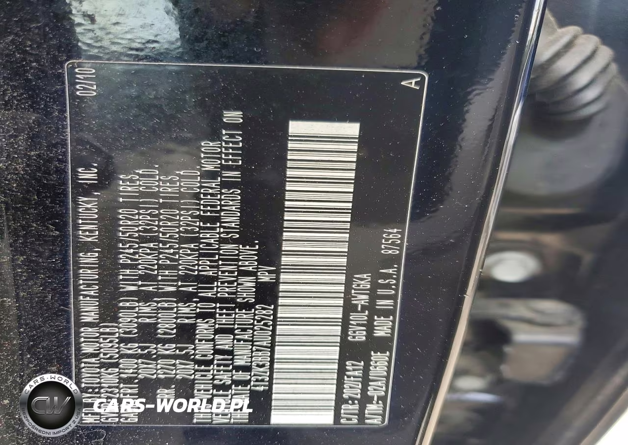 2010 Toyota Venza Fwd V6 VIN:4T3ZK3BB7AU025282 - 13