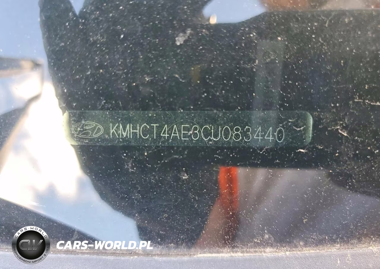 2012 Hyundai Accent Gls VIN:KMHCT4AE3CU083440 - 12