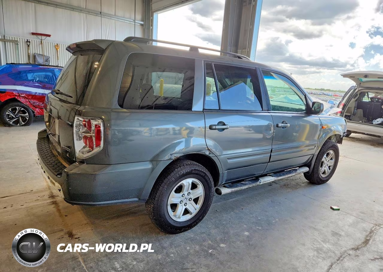 2008 Honda Pilot Vp VIN:5FNYF18268B057393 - 3