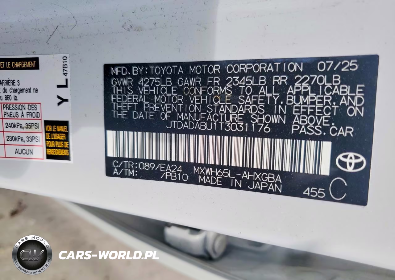 2026 Toyota Prius Nightshade VIN:JTDADABU1T3031176 - 12