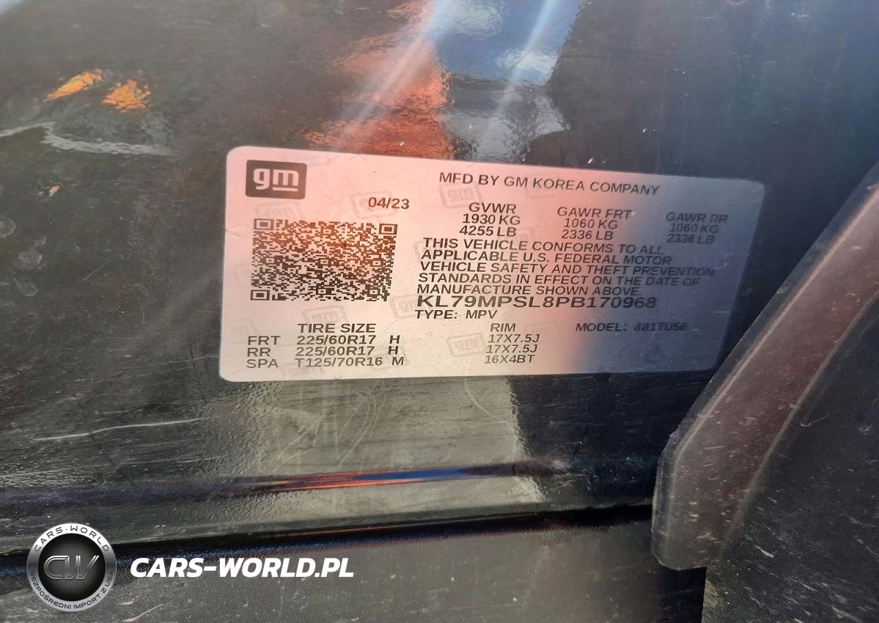 2023 Chevrolet Trailblazer Lt VIN:KL79MPSL8PB170968 - 12