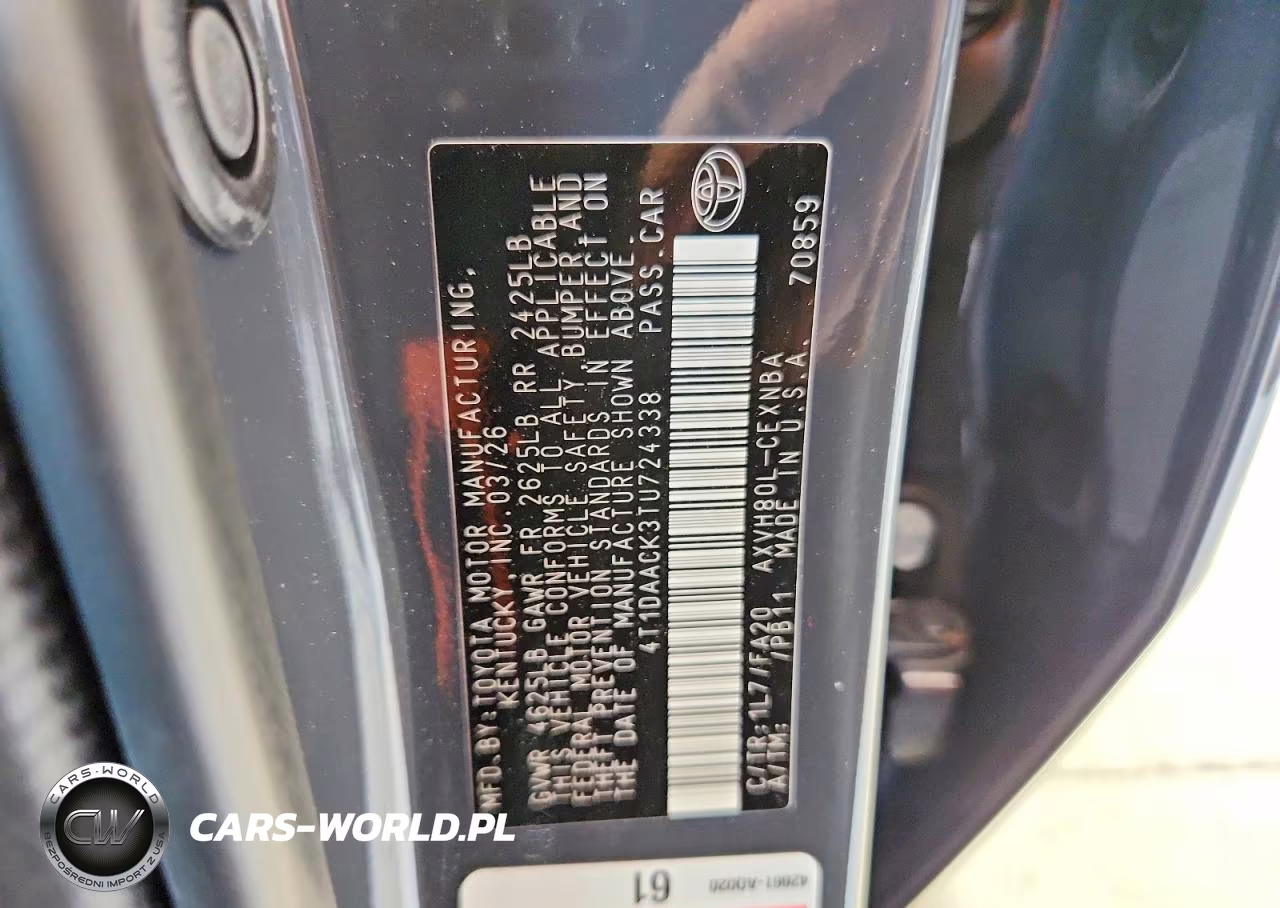 2026 Toyota Camry Le VIN:4T1DAACK3TU724338 - 13