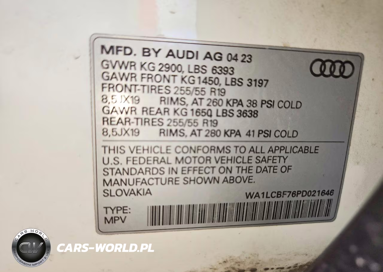 2023 Audi Q7 Premium Plus VIN:WA1LCBF76PD021646 - 13
