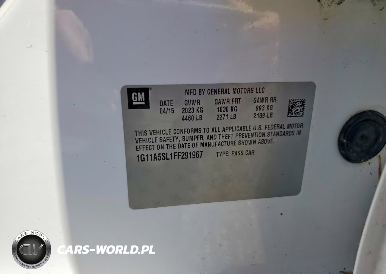 2015 Chevrolet Malibu Ls VIN:1G11A5SL1FF291967 - 13