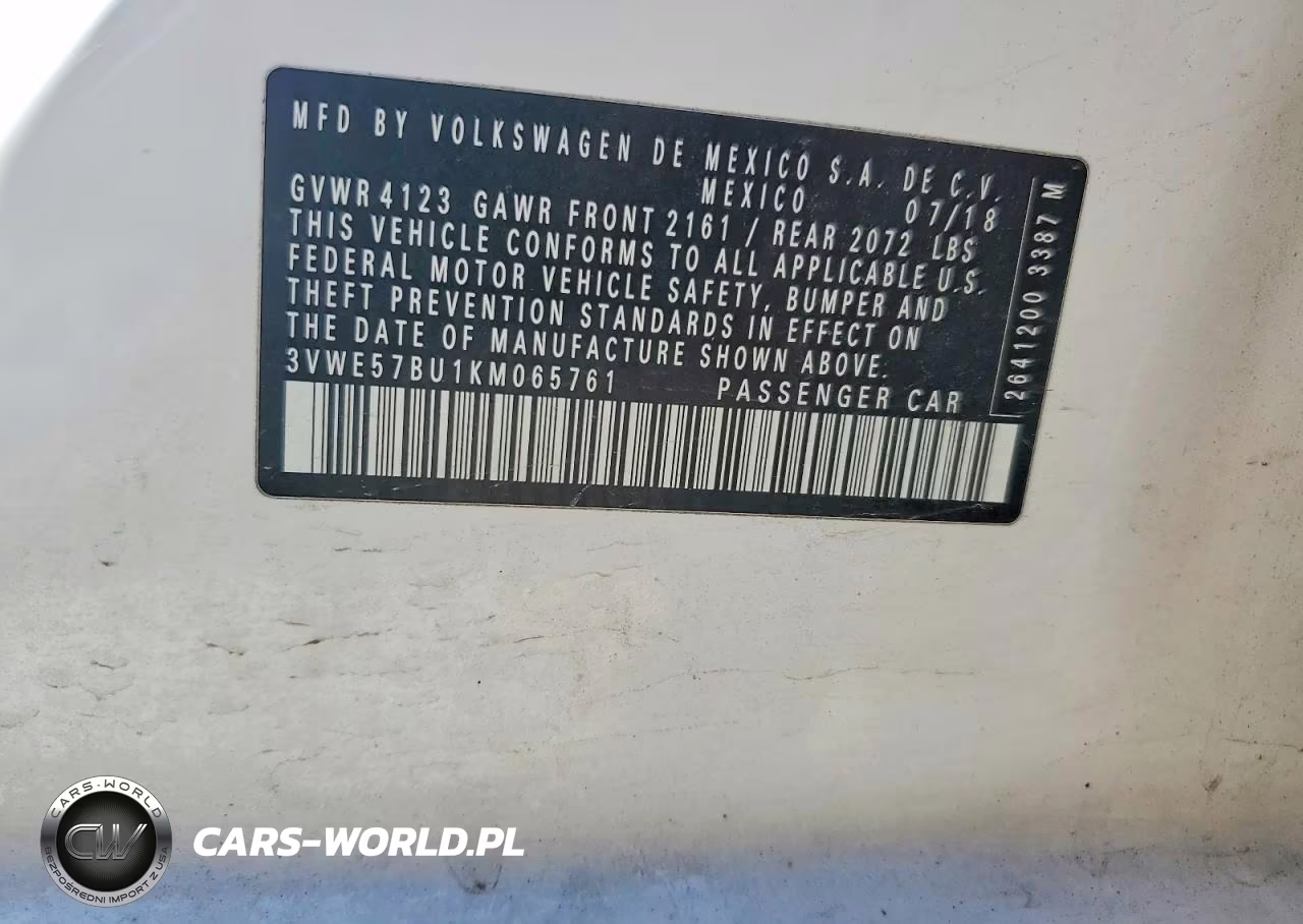 2019 Volkswagen Jetta Sel VIN:3VWE57BU1KM065761 - 12