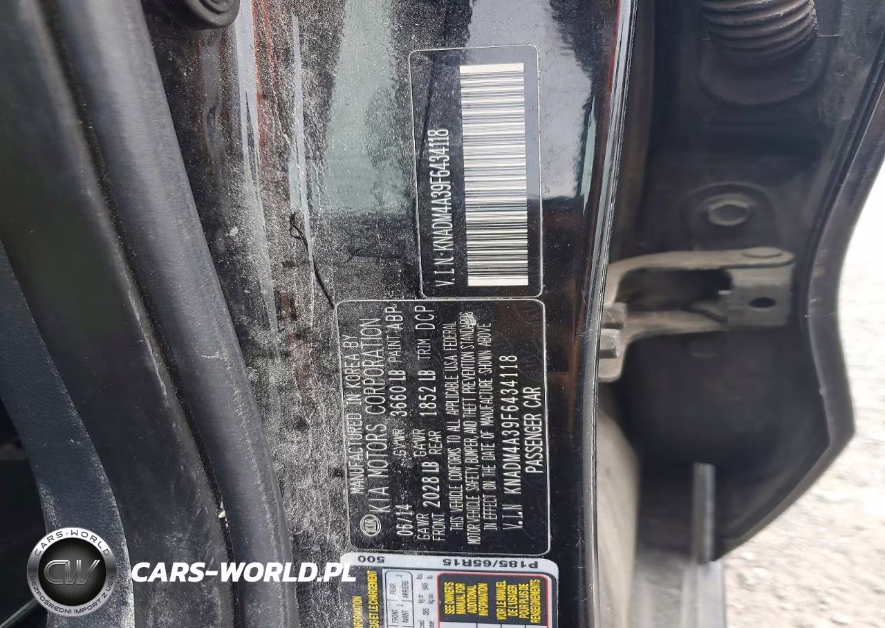 2015 Kia Rio Lx VIN:KNADM4A39F6434118 - 13