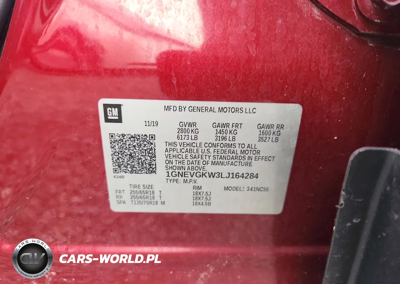2020 Chevrolet Traverse Lt VIN:1GNEVGKW3LJ164284 - 13