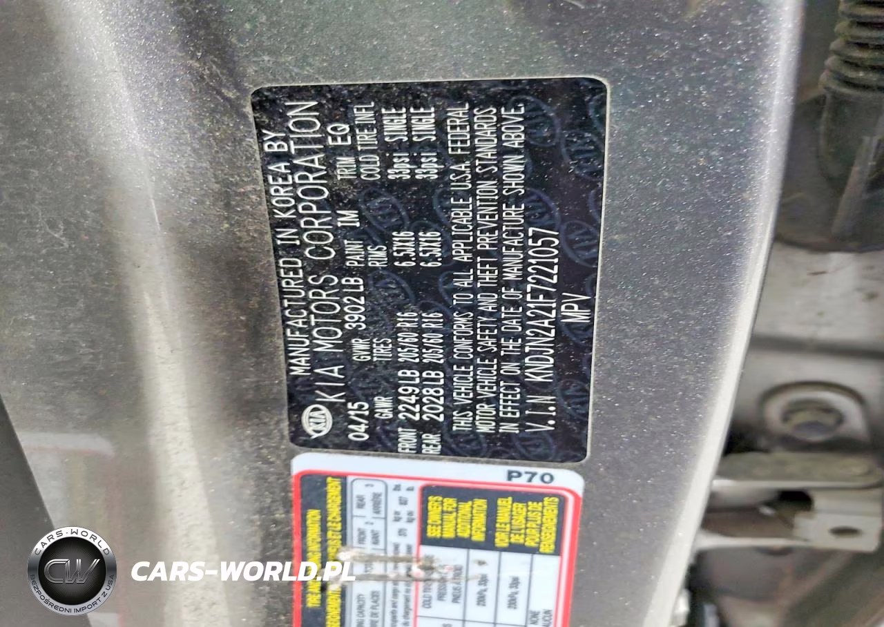 2015 Kia Soul Base VIN:KNDJN2A21F7221057 - 13