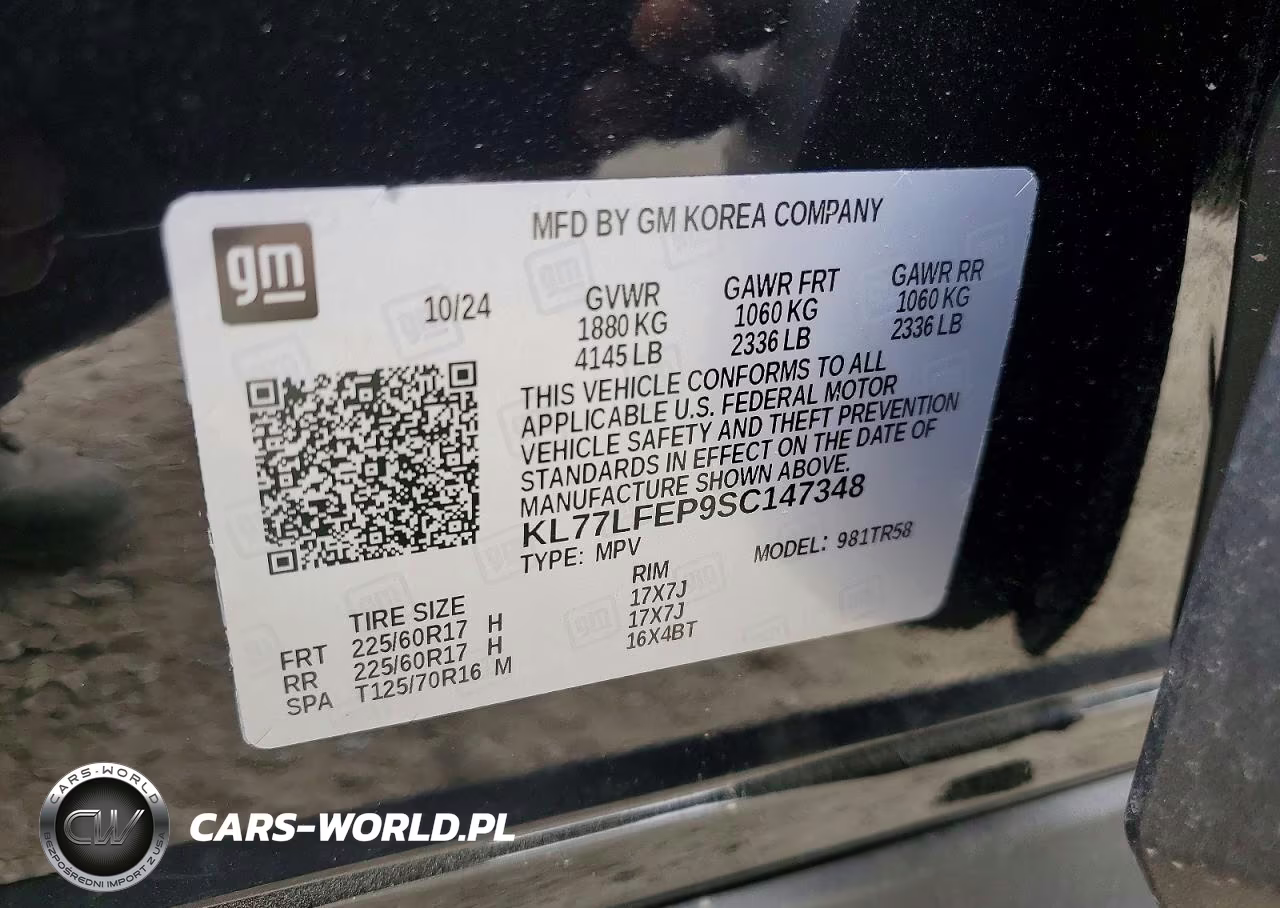 2025 Chevrolet Trax Ls VIN:KL77LFEP9SC147348 - 13