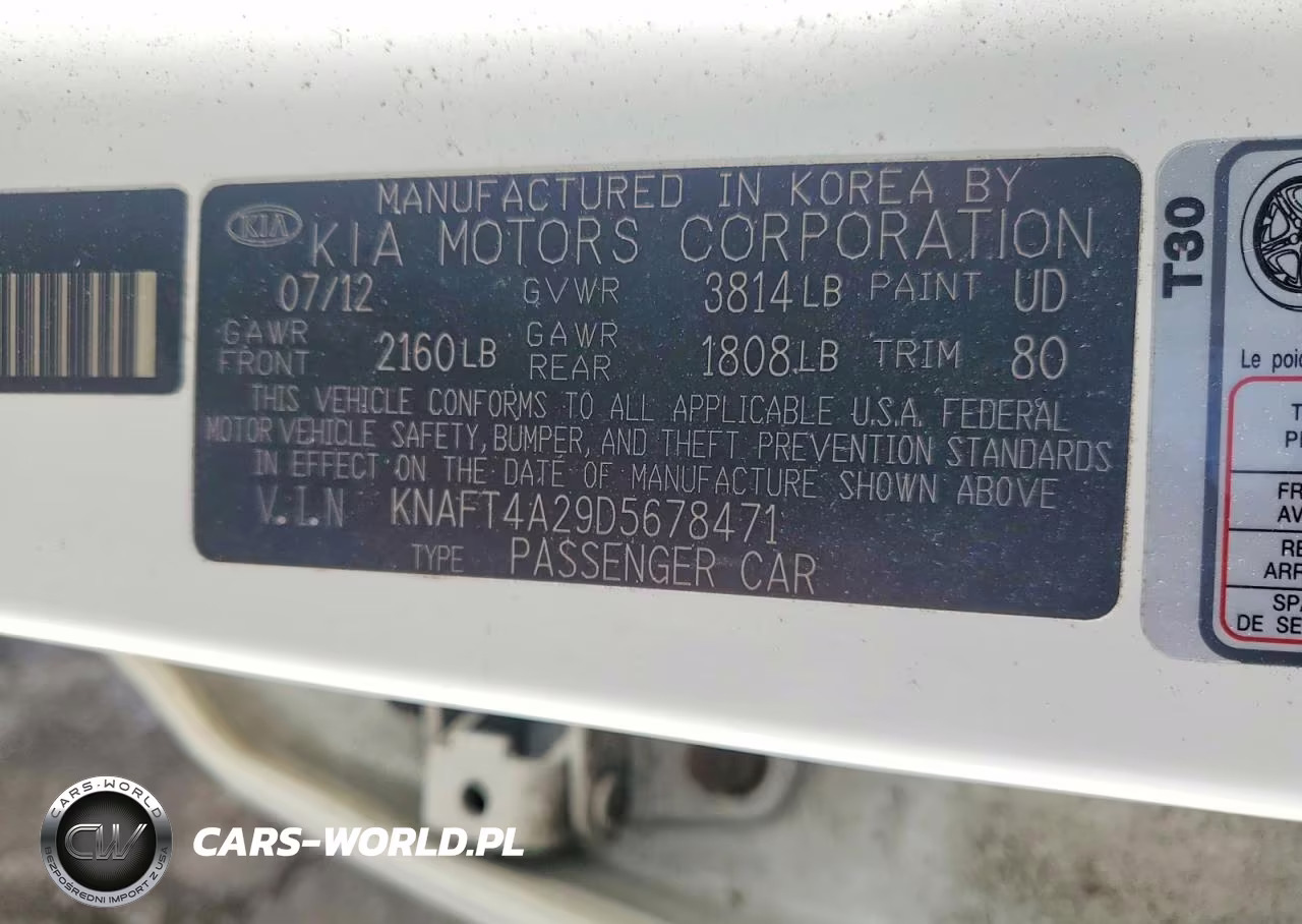 2013 Kia Forte Lx VIN:KNAFT4A29D5678471 - 12