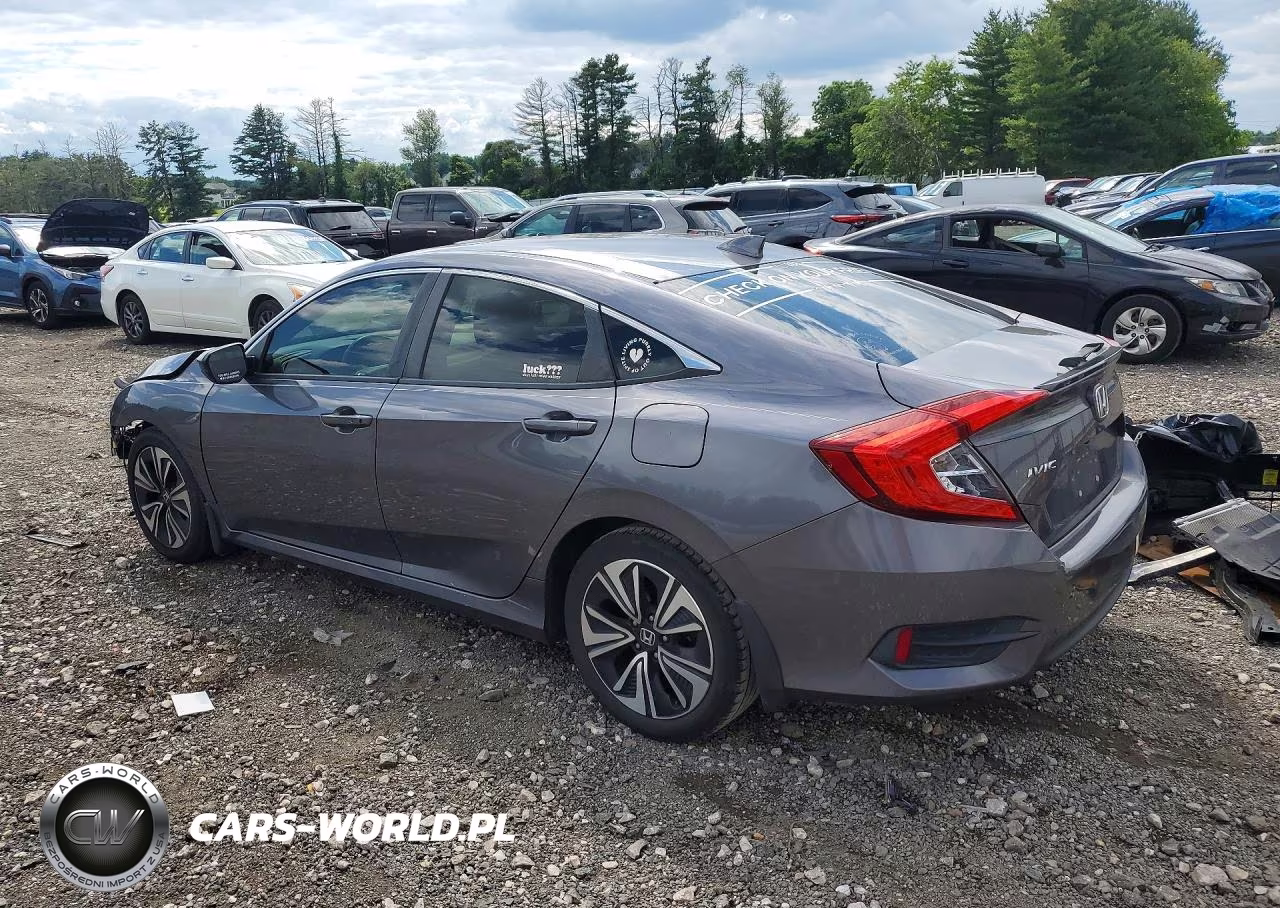 2018 Honda Civic Ex VIN:JHMFC1F30JX036027 - 2
