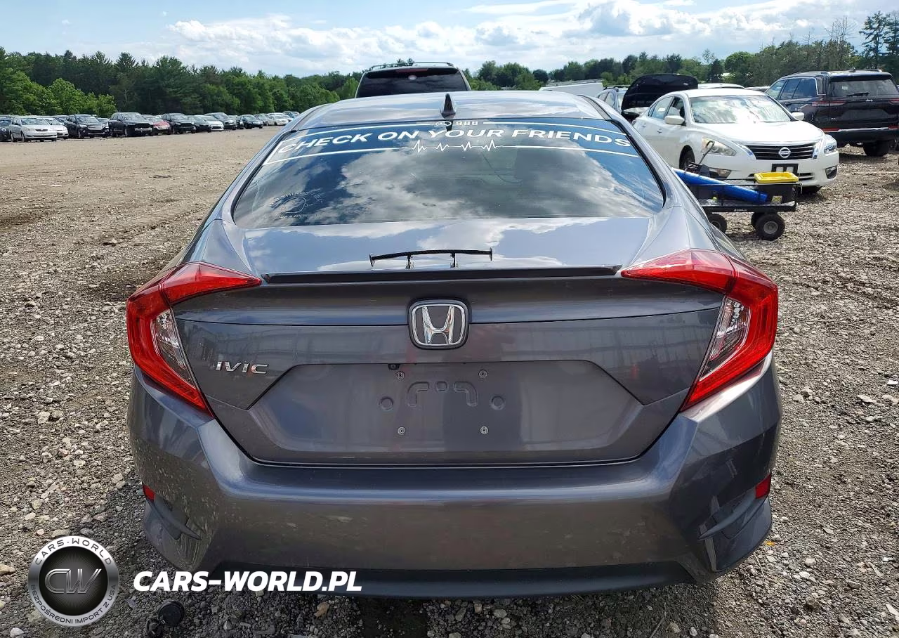 2018 Honda Civic Ex VIN:JHMFC1F30JX036027 - 6