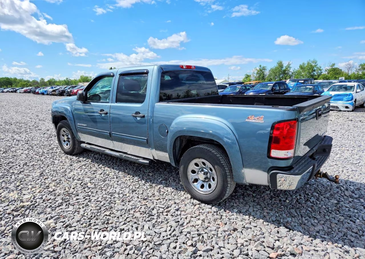 2010 GMC Sierra K1500 Sl VIN:3GTRKUEA6AG167177 - 2