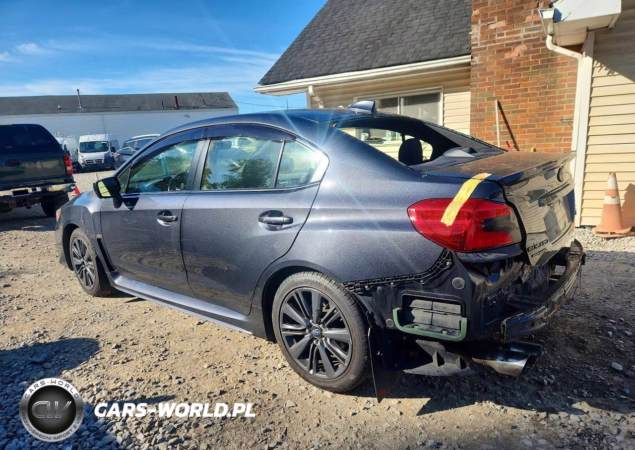2017 Subaru Wrx VIN:JF1VA1B69H9822884 - 2