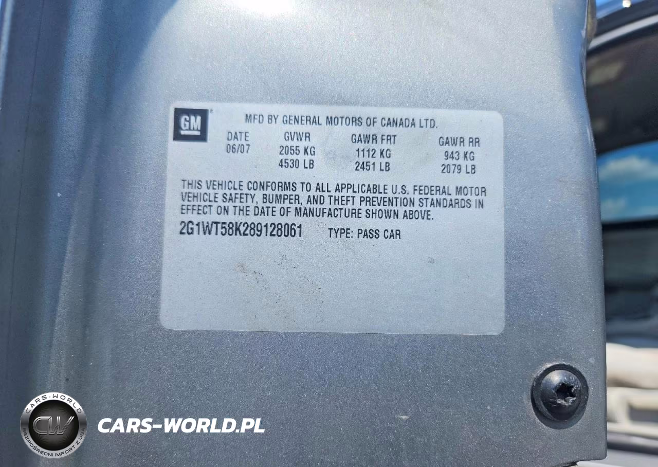 2008 Chevrolet Impala Lt VIN:2G1WT58K289128061 - 12