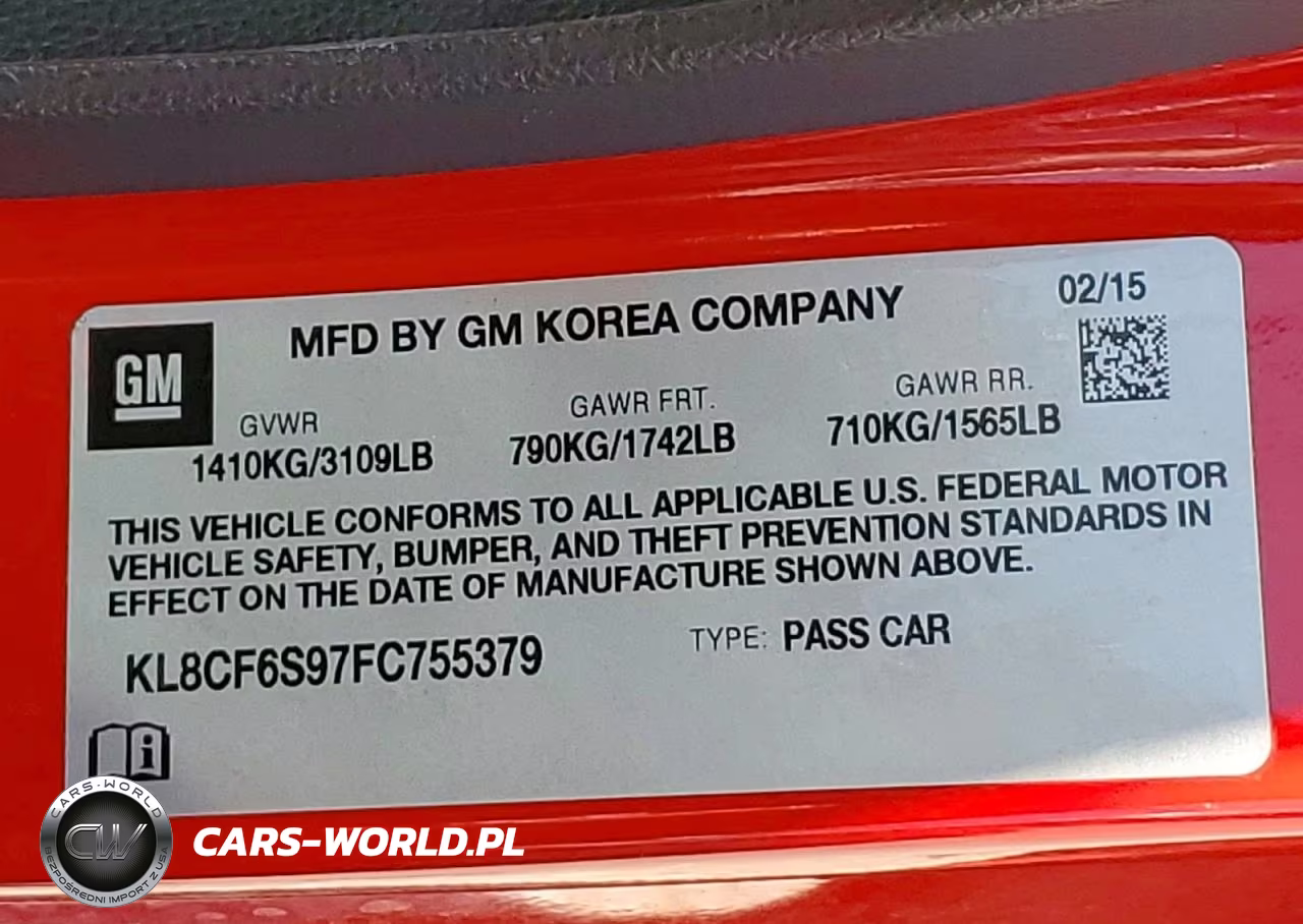2015 Chevrolet Spark 2Lt VIN:KL8CF6S97FC755379 - 12