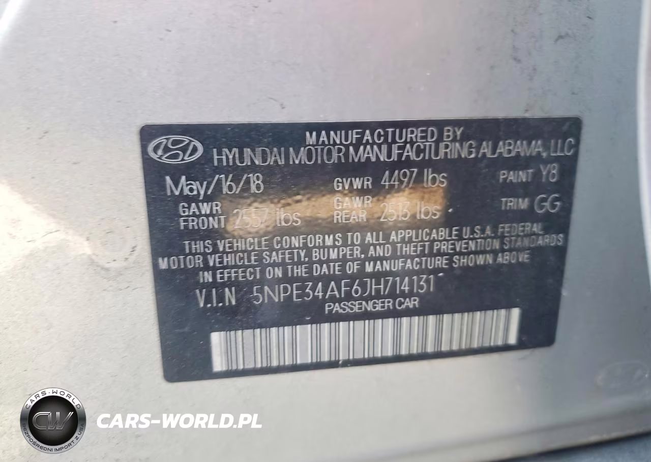 2018 Hyundai Sonata Sel+ VIN:5NPE34AF6JH714131 - 12