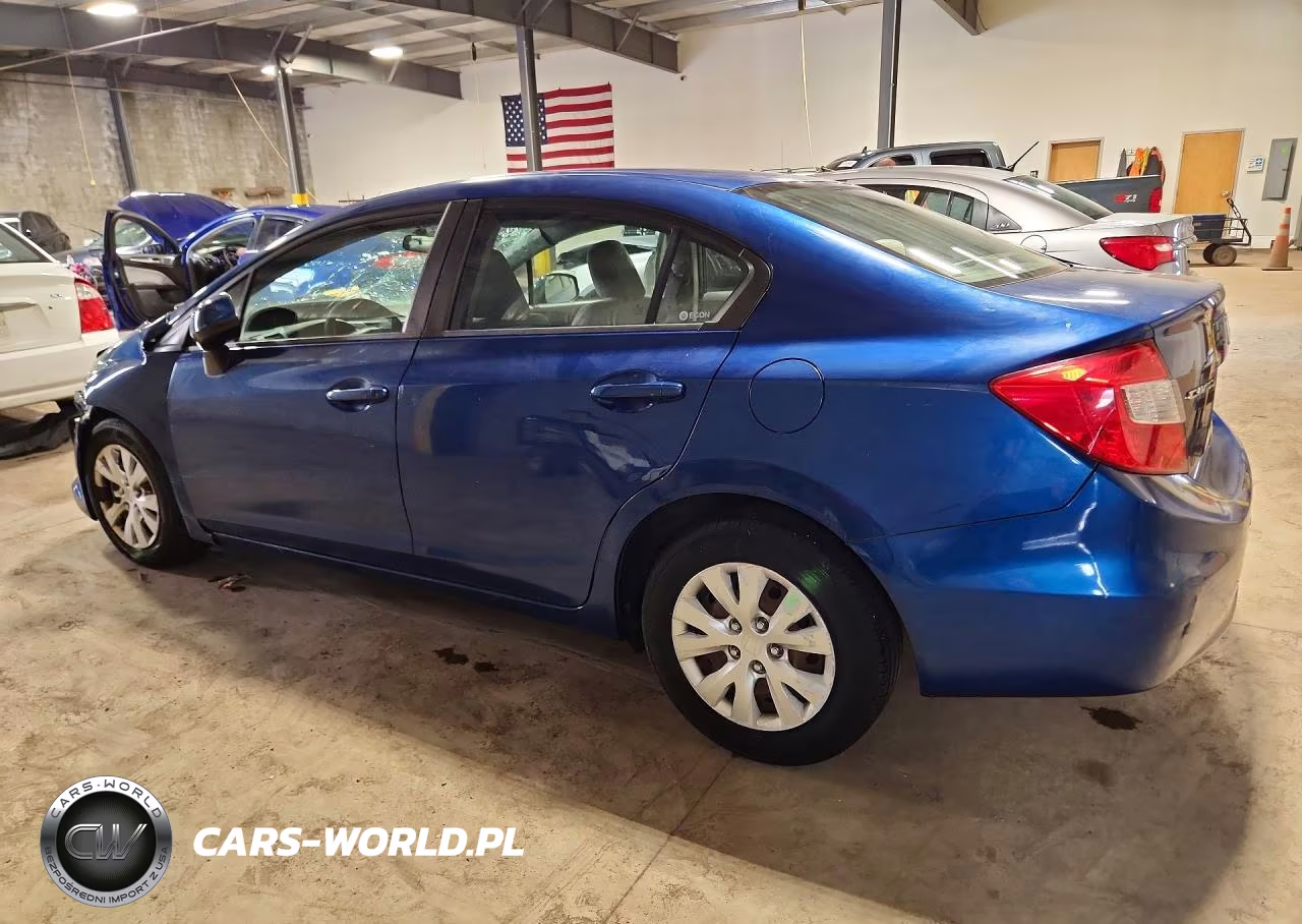 2012 Honda Civic Lx VIN:19XFB2F55CE325256 - 2