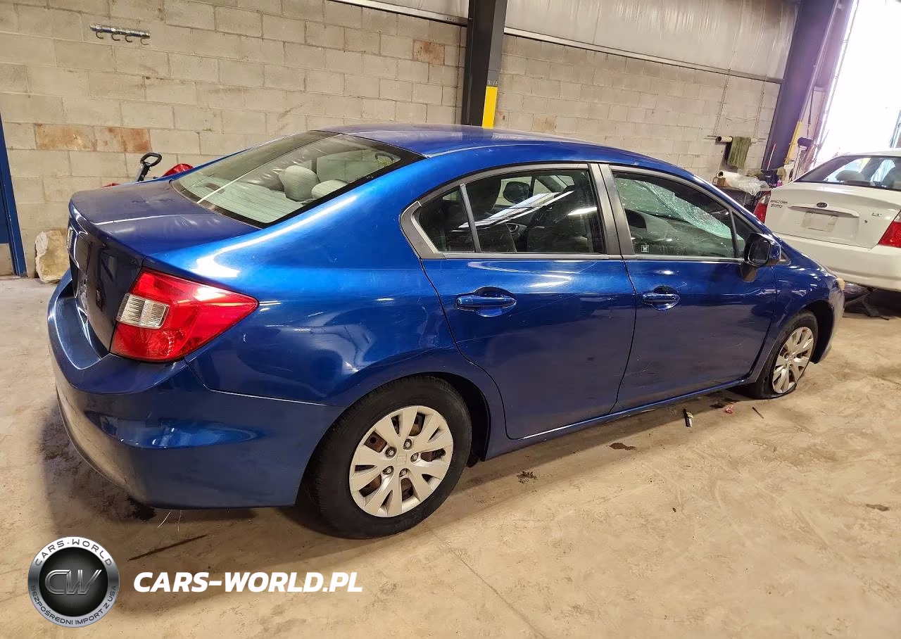 2012 Honda Civic Lx VIN:19XFB2F55CE325256 - 3