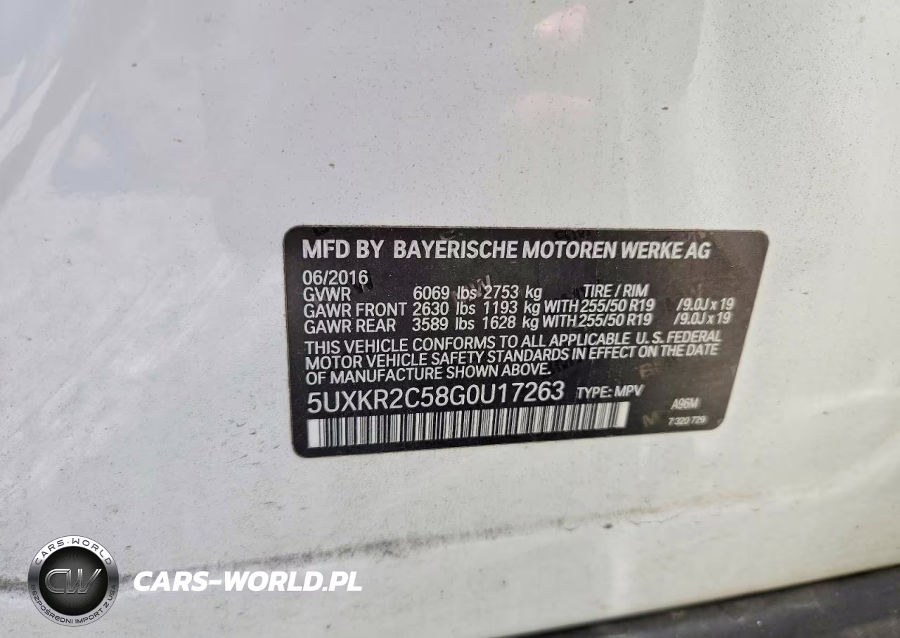 2016 BMW X5 Sdrive35I VIN:5UXKR2C58G0U17263 - 13