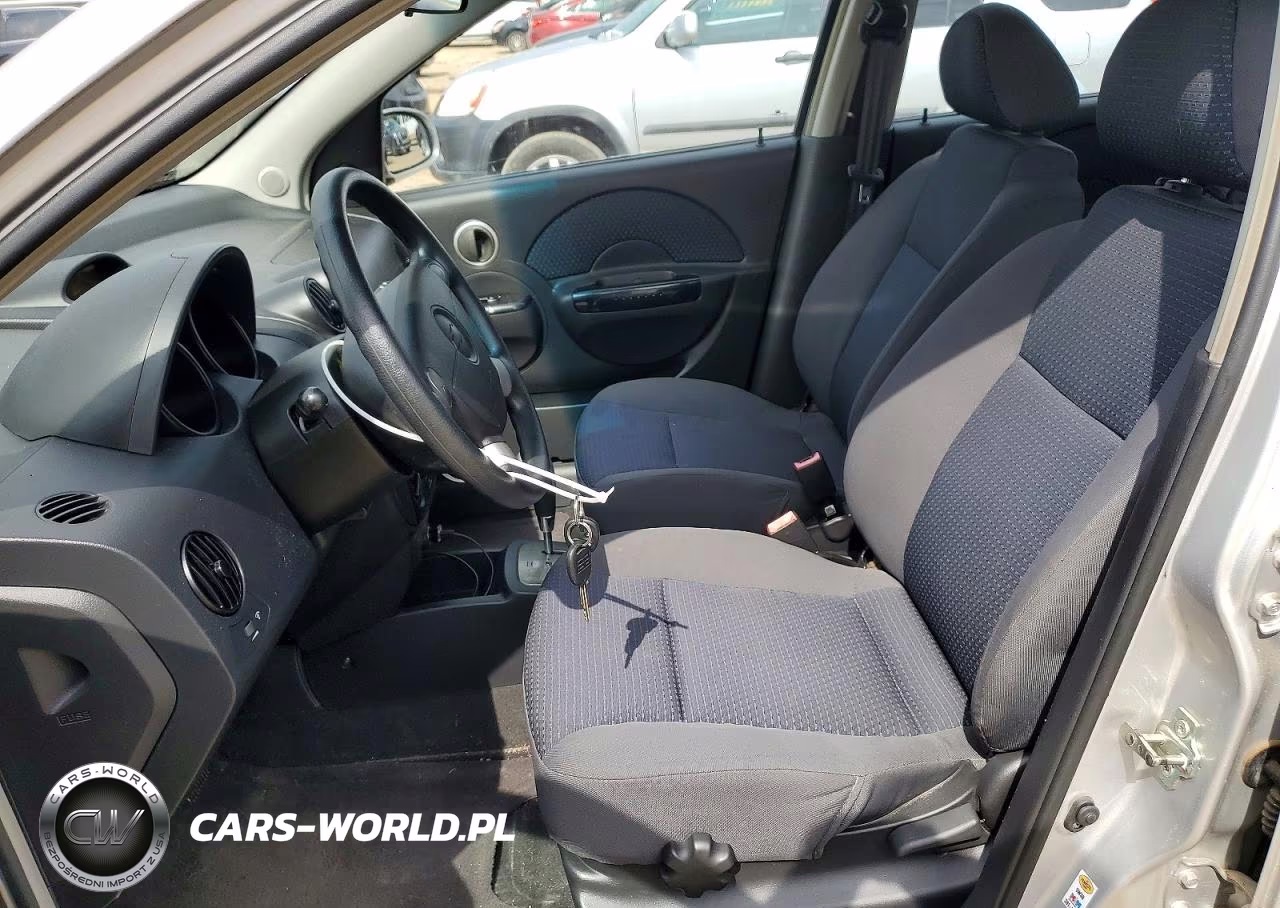 2008 Chevrolet Aveo Base VIN:KL1TD66608B126236 - 7