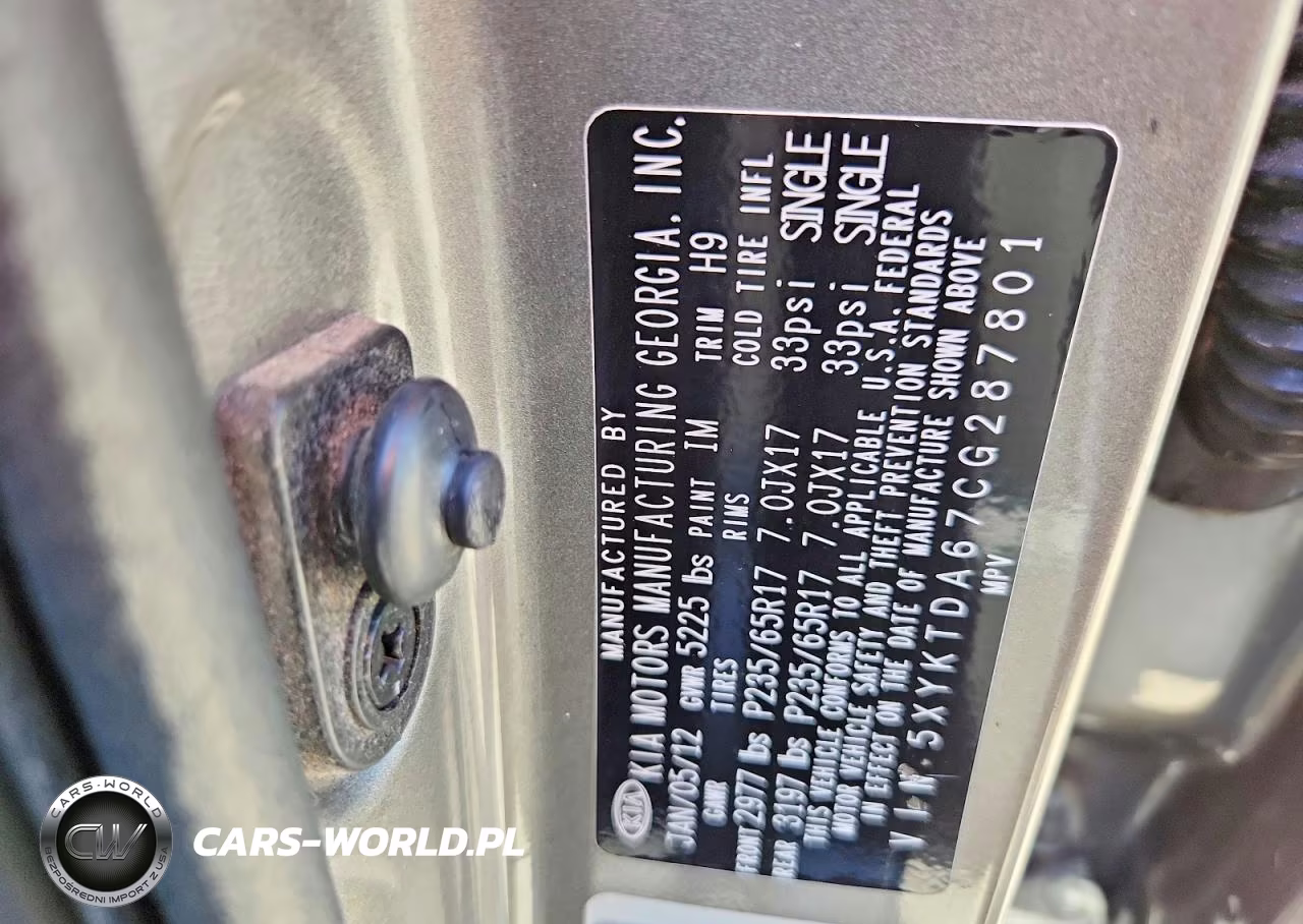 2012 Kia Sorento Lx VIN:5XYKTDA67CG287801 - 13