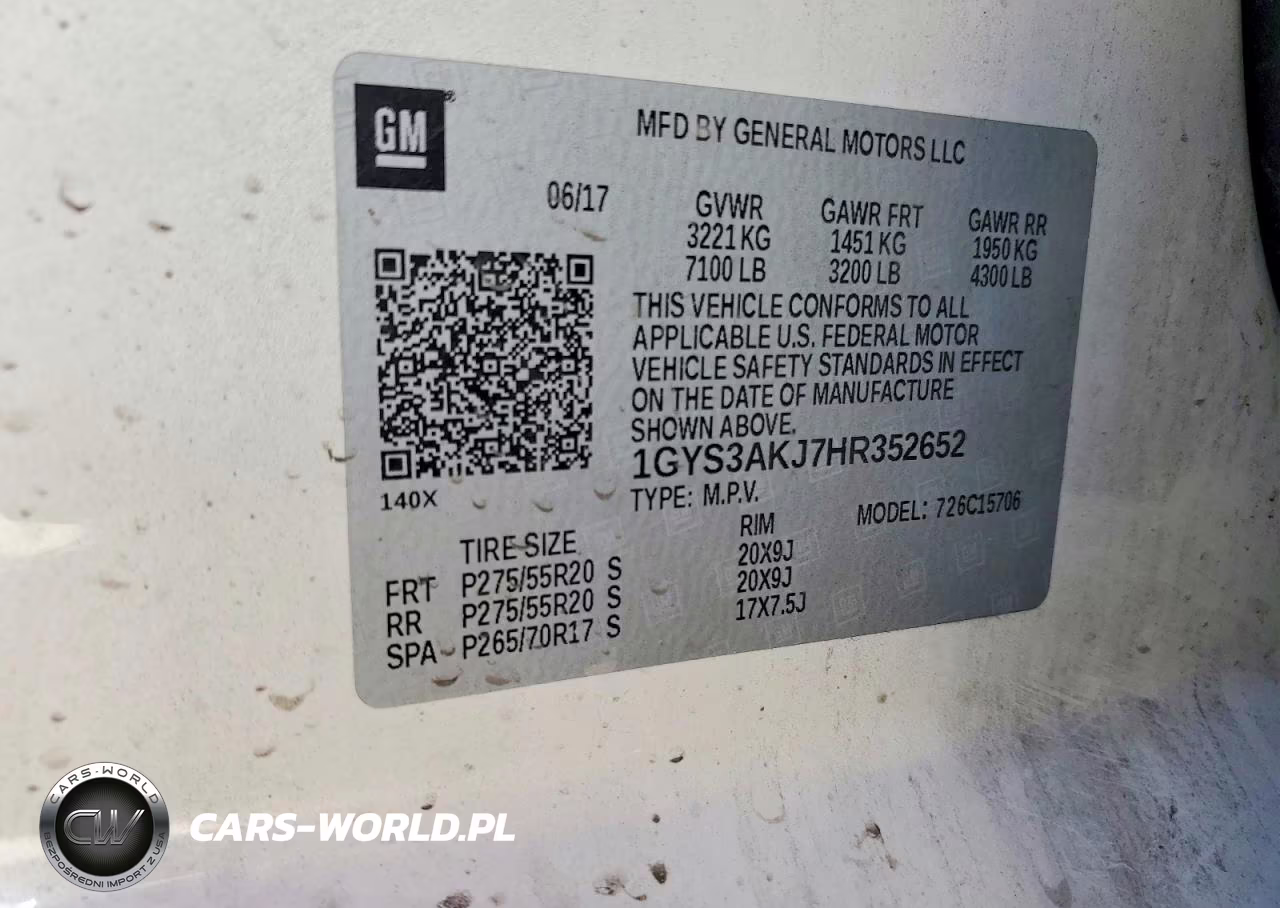 2017 Cadillac Escalade VIN:1GYS3AKJ7HR352652 - 13