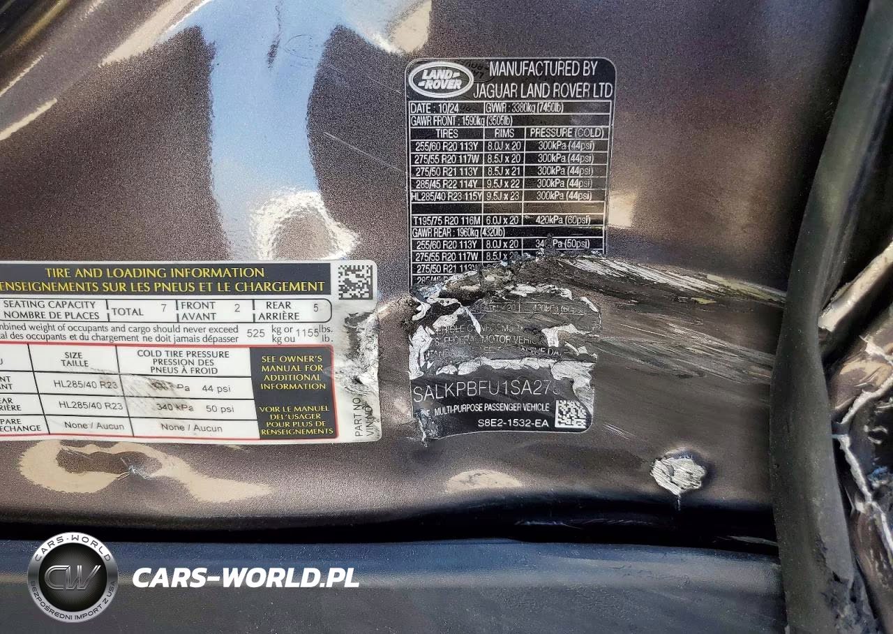 2025 Land Rover Range Rover Se VIN:SALKPBFU1SA275084 - 13