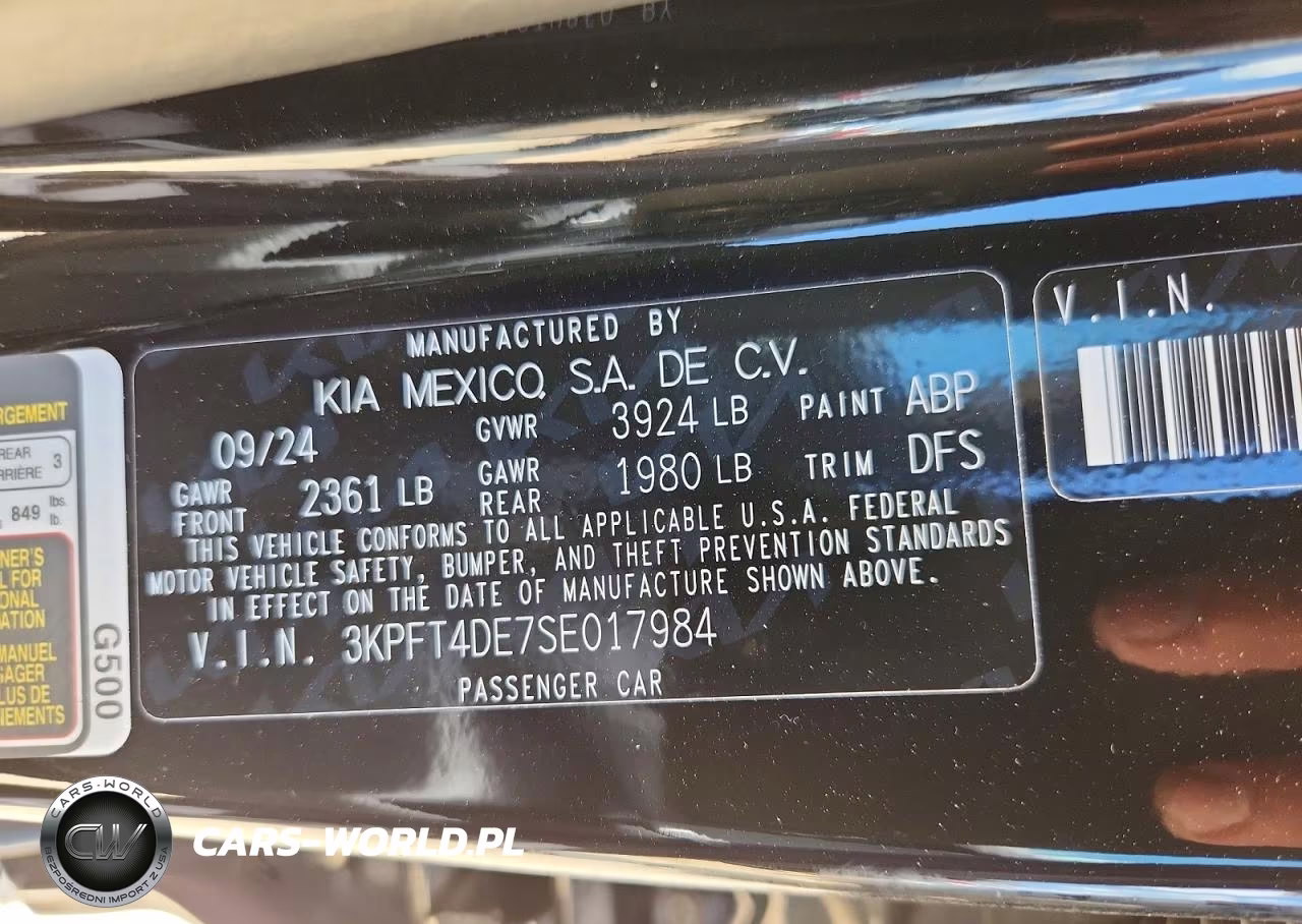 2025 Kia K4 Lxs VIN:3KPFT4DE7SE017984 - 12