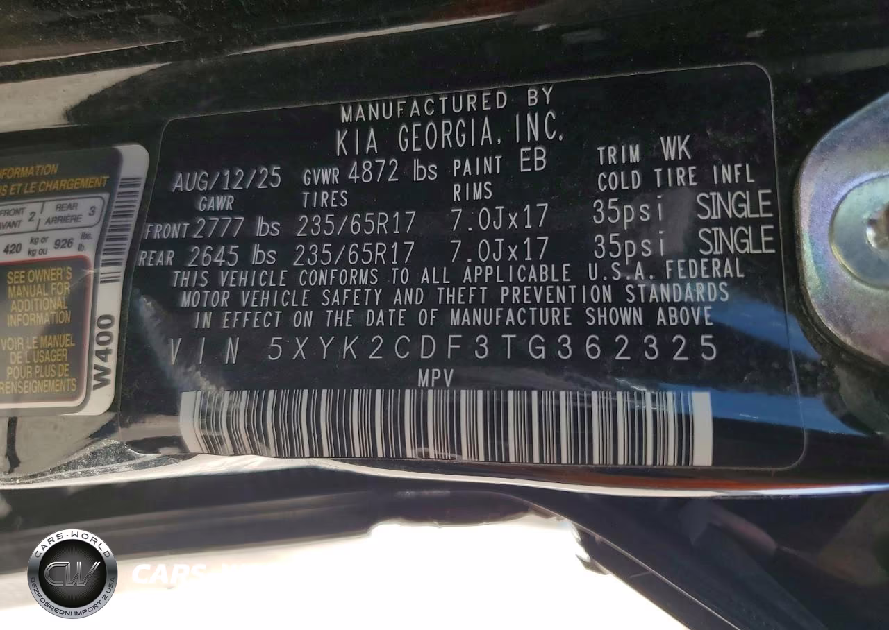 2026 Kia Sportage Lx VIN:5XYK2CDF3TG362325 - 13