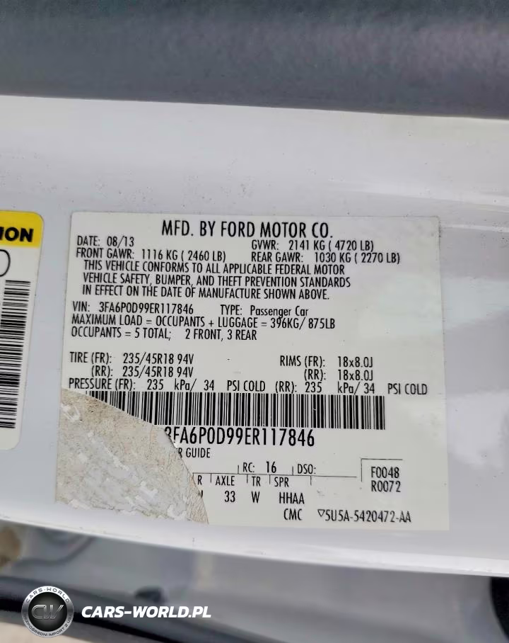 2014 Ford Fusion Titanium VIN:3FA6P0D99ER117846 - 12