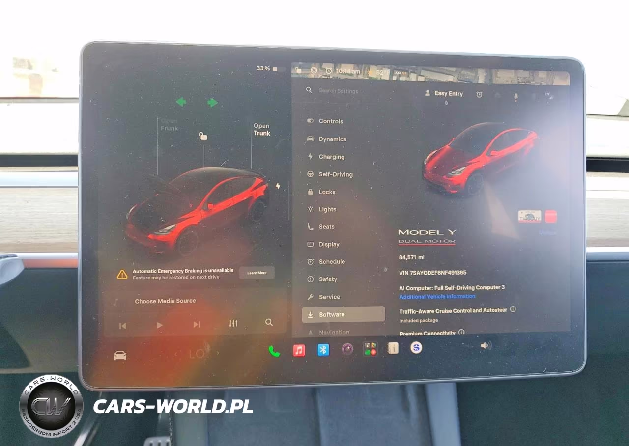 2022 Tesla Model Y VIN:7SAYGDEF6NF491365 - 9