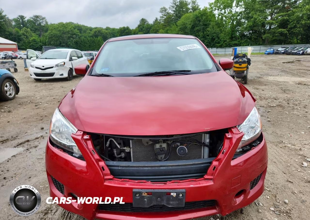 2013 Nissan Sentra Sr VIN:3N1AB7APXDL615380 - 5