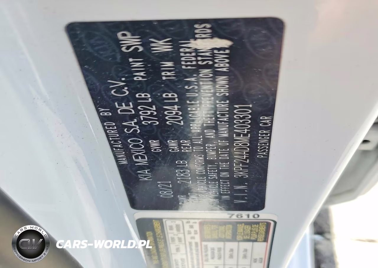 2021 Kia Forte Lxs VIN:3KPF24AD8ME403301 - 13