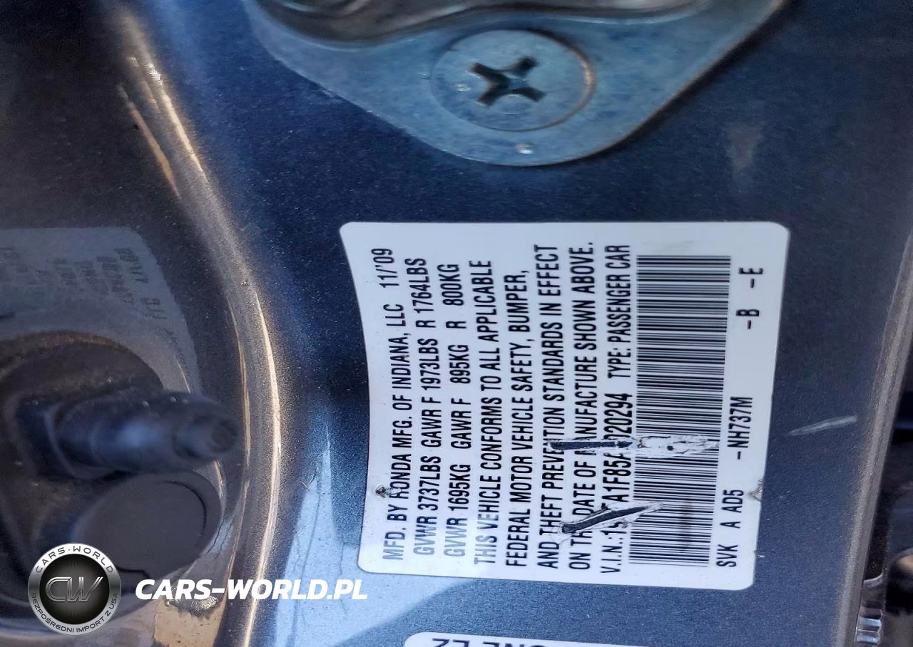 2010 Honda Civic Ex VIN:19XFA1F85AE020294 - 12
