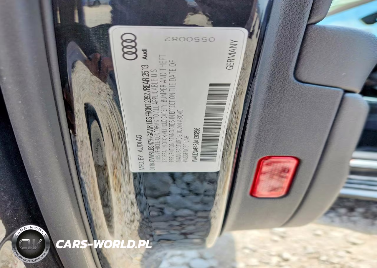 2018 Audi A4 VIN:WAUENAF46JA130896 - 13