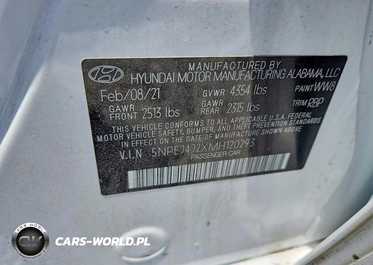 2021 Hyundai Sonata Sel Plus VIN:5NPEJ4J2XMH120293 - 13