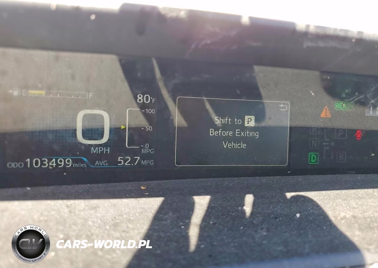 2020 Toyota Prius Xle VIN:JTDKARFU2L3113519 - 9