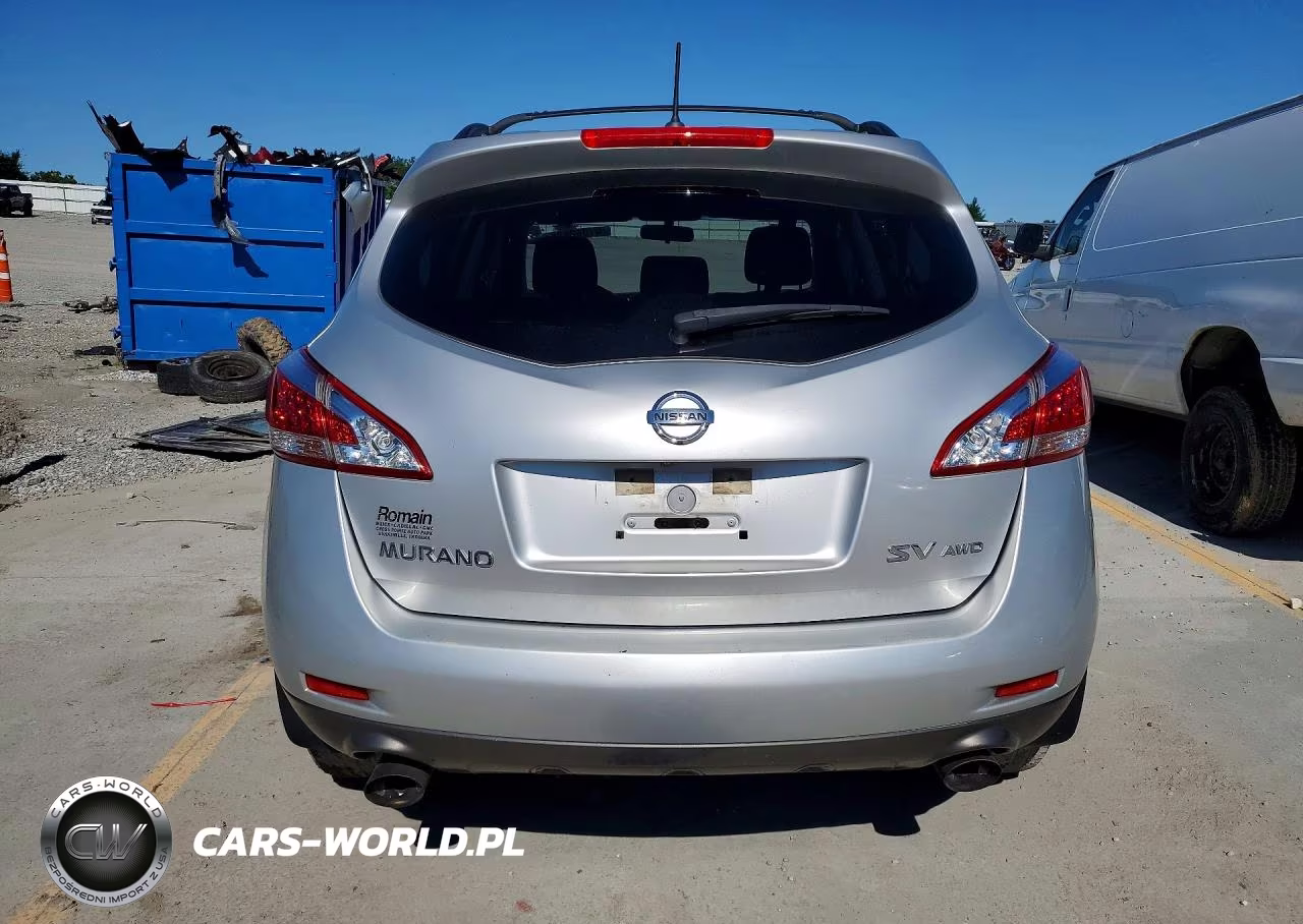 2012 Nissan Murano S VIN:JN8AZ1MWXCW209136 - 6