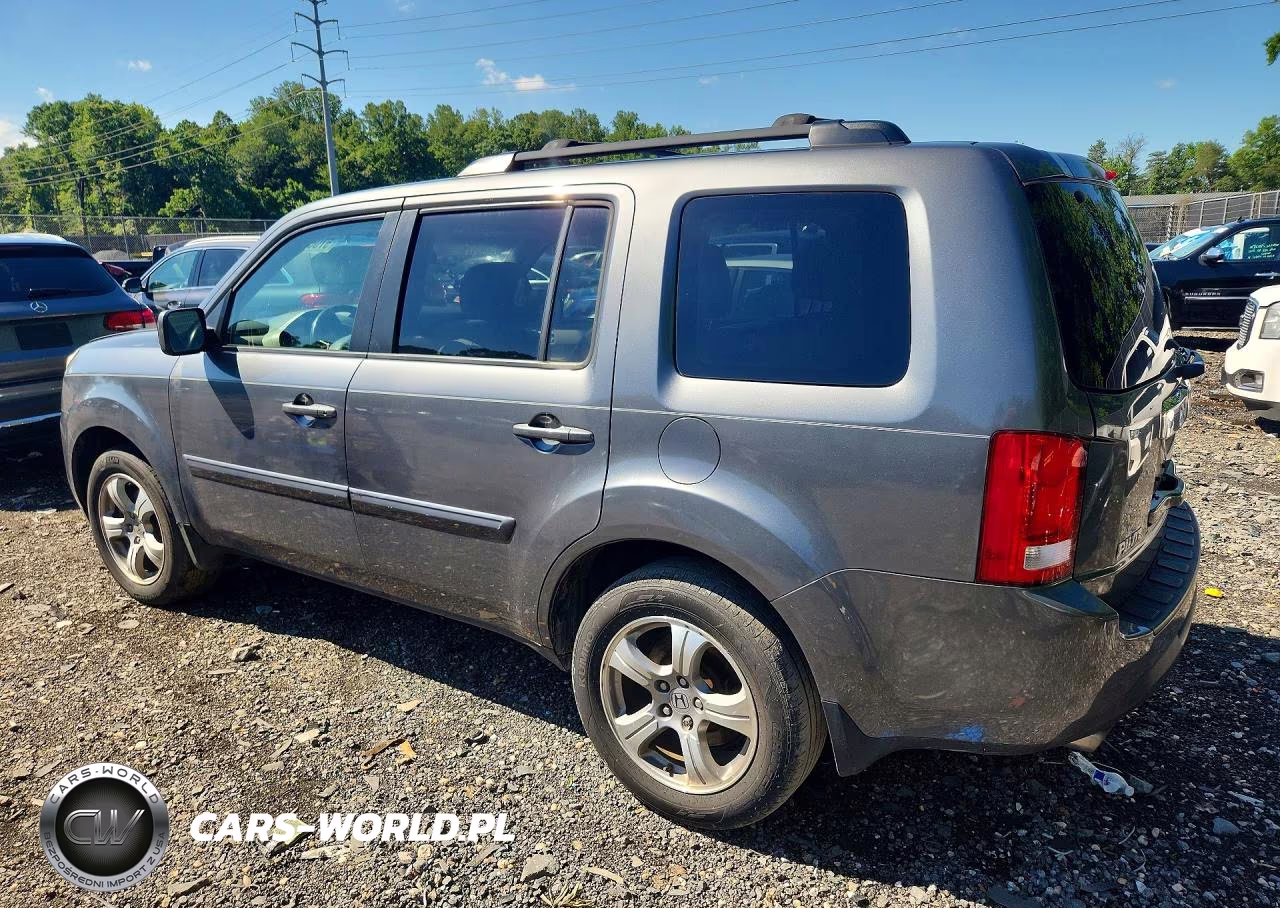2013 Honda Pilot Exl VIN:5FNYF3H51DB009672 - 2
