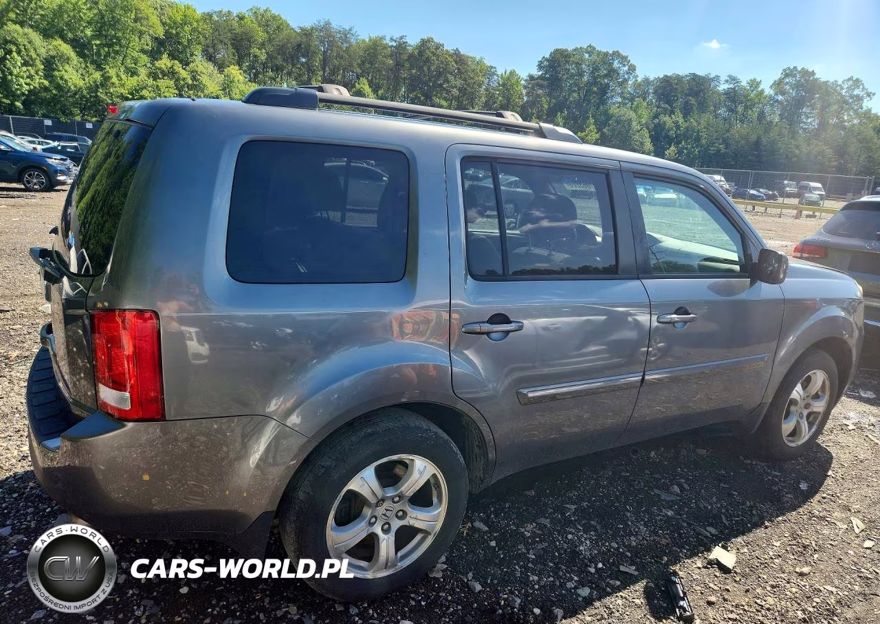2013 Honda Pilot Exl VIN:5FNYF3H51DB009672 - 3