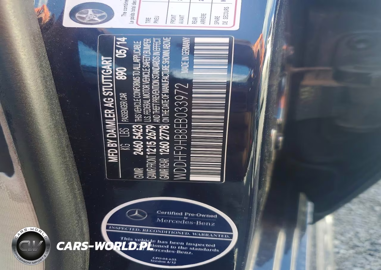 2014 Mercedes-Benz E 250 Bluetec VIN:WDDHF9HB8EB033972 - 12