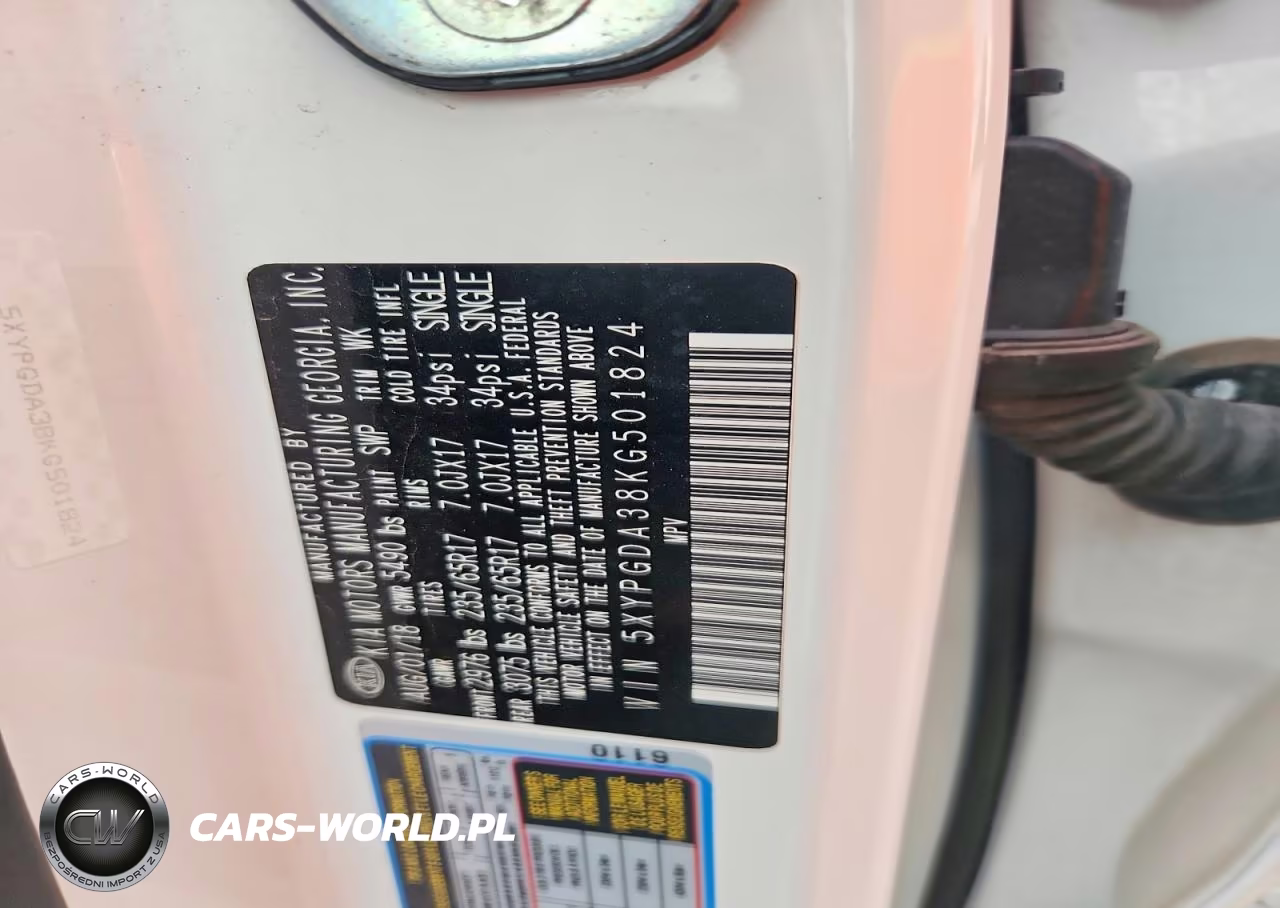 2019 Kia Sorento Lx VIN:5XYPGDA38KG501824 - 13