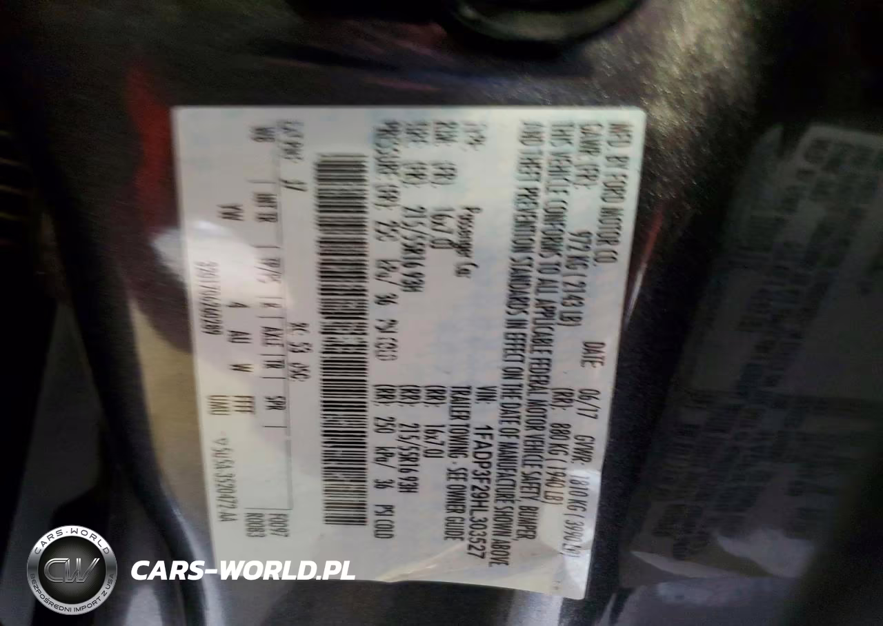 2017 Ford Focus Se VIN:1FADP3F29HL303527 - 13