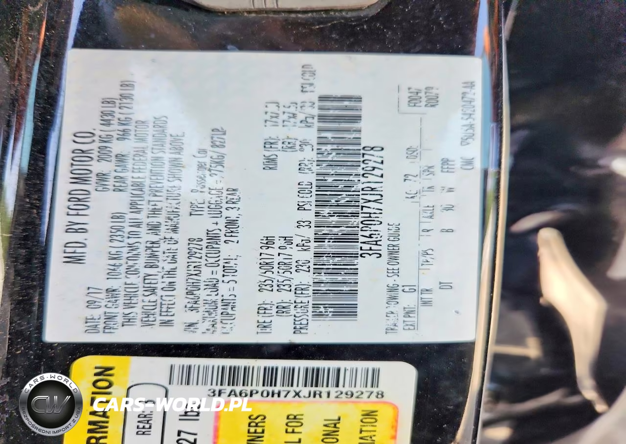 2018 Ford Fusion Se VIN:3FA6P0H7XJR129278 - 12