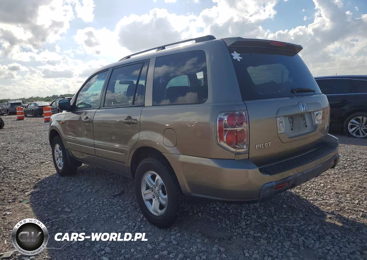 2008 Hond Pilot VIN:5FNYF28228B005720 - 2
