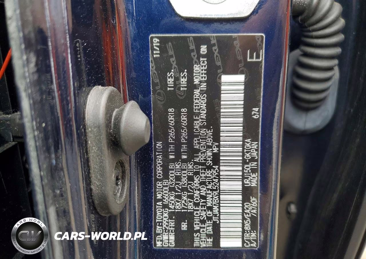 2020 Lexus Gx 460 Premium VIN:JTJAM7BX9L5247954 - 14