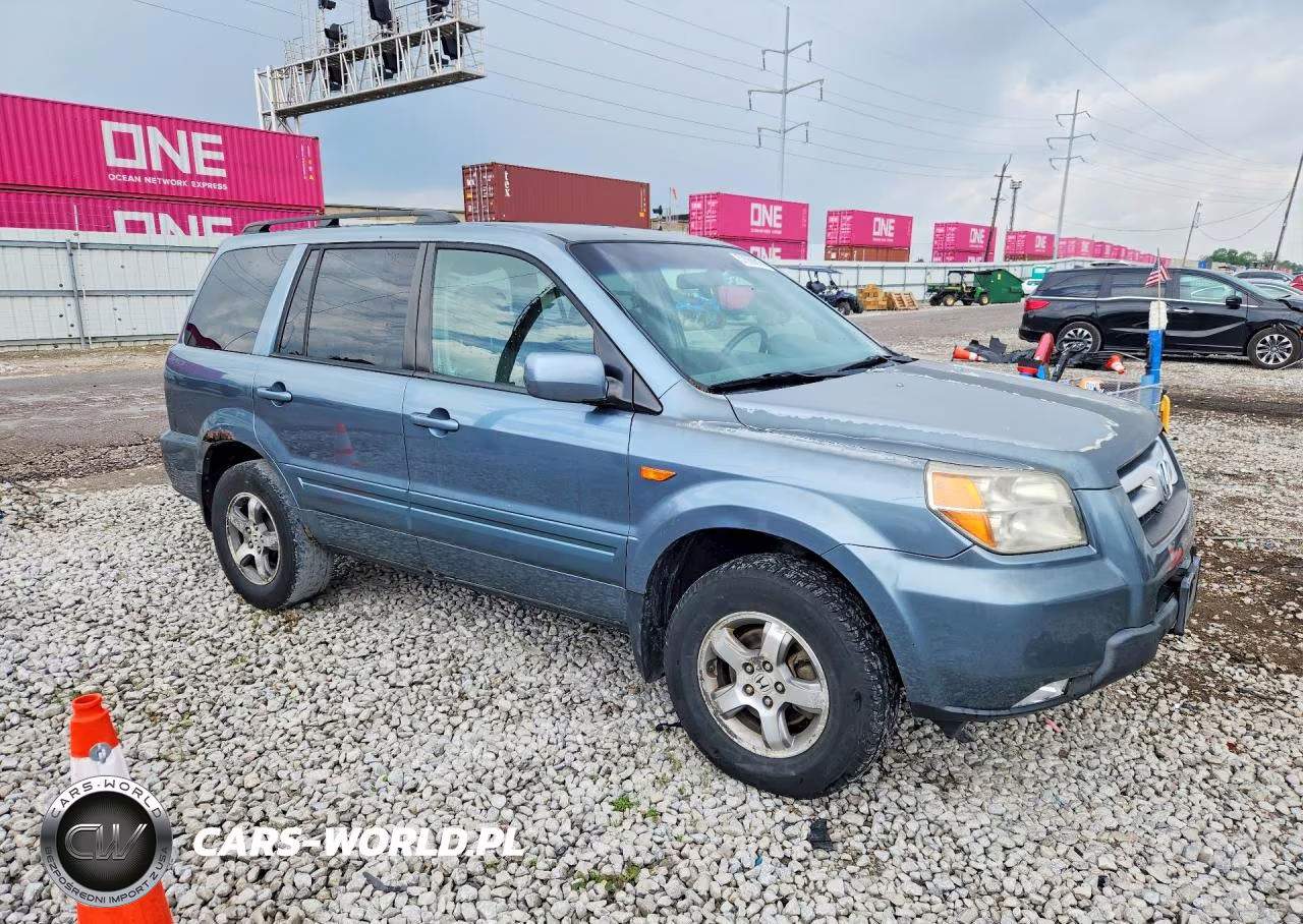 2007 Honda Pilot Ex VIN:2HKYF18437H509897 - 4