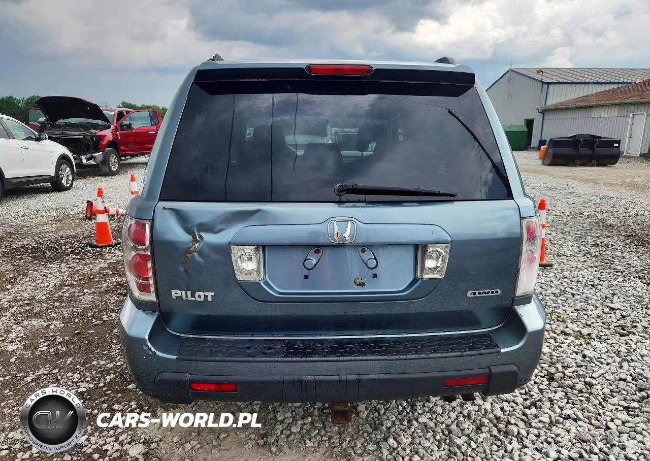 2007 Honda Pilot Ex VIN:2HKYF18437H509897 - 6
